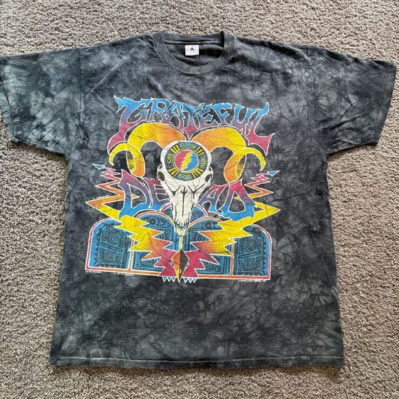 Delta Other - Vintage 1994 Grateful Dead Southwest Dead Shirt Aztec Lizard Goat Tie Dye Sz XL